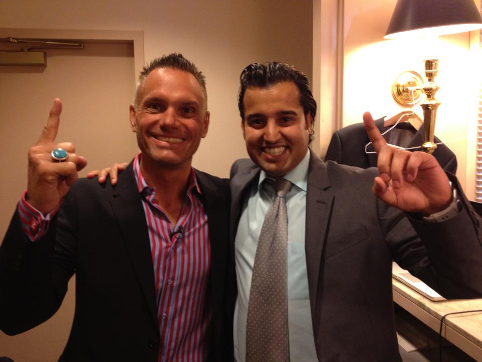 Imran Rahman with Kevin Harrington